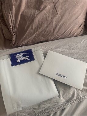 Burberry gift bag and envelope